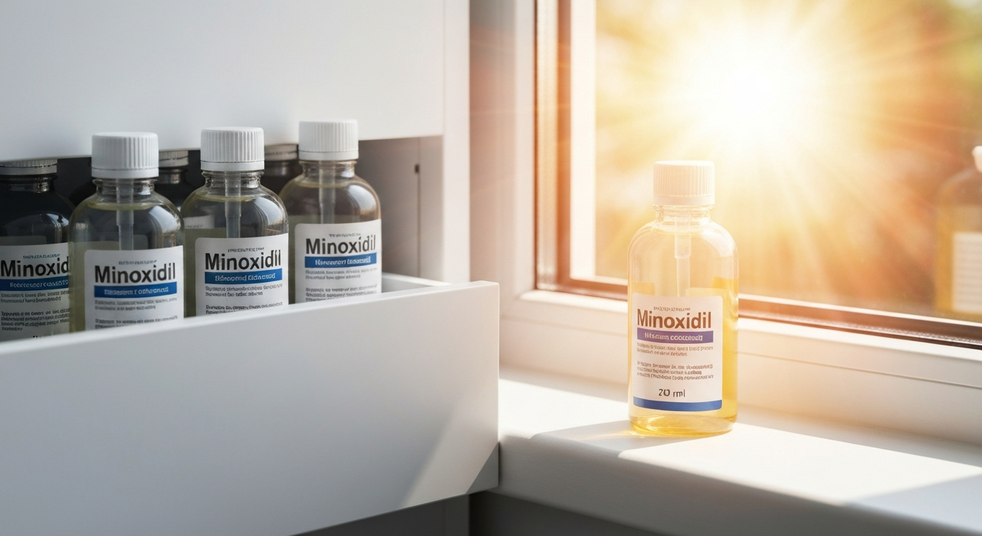 Como guardar seu Minoxidil: Evitando a oxidação e perda de efeito