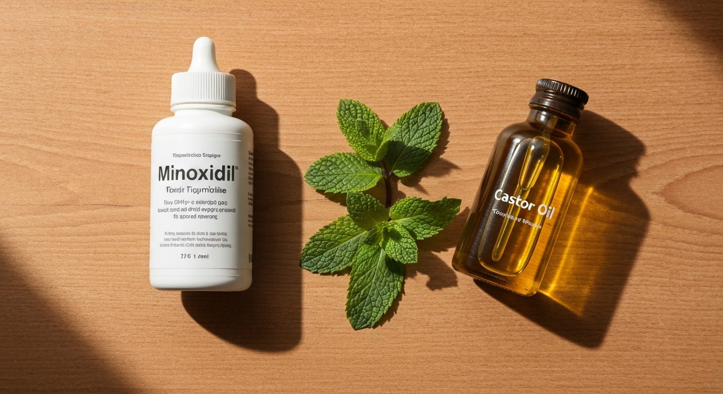 Potencializando Resultados: Misturar Minoxidil com Óleo de Rícino?