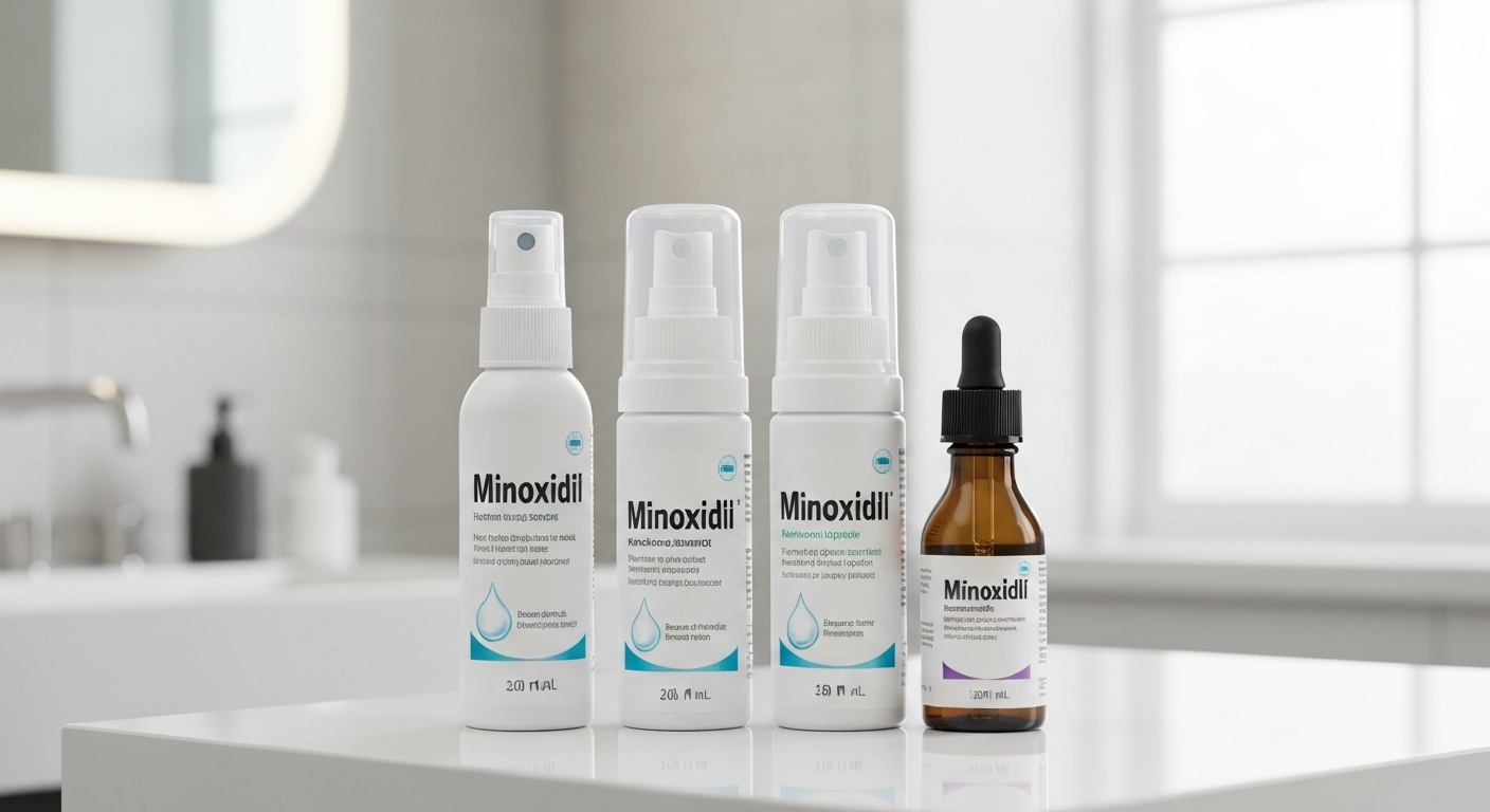 Minoxidil Spray, Espuma (Foam) ou Loção: Qual seca mais rápido?