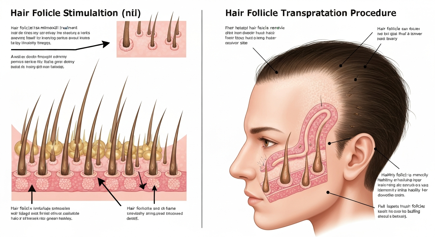 Transplante Capilar vs Minoxidil: Quando parar de tentar?